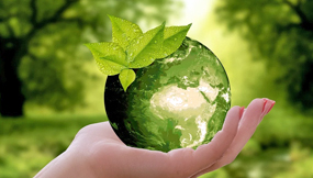 Green and environmental earth.